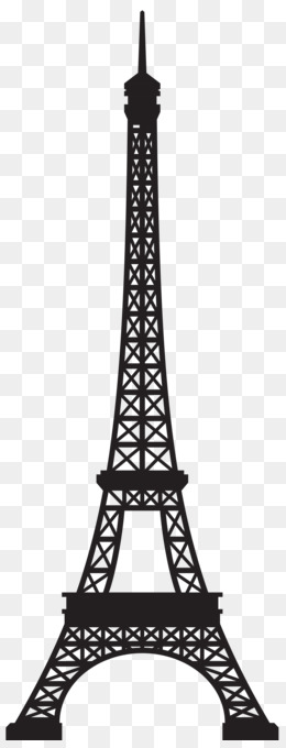 Eiffel Tower Clip art - Eiffel Tower Silhouette Transparent PNG Clip