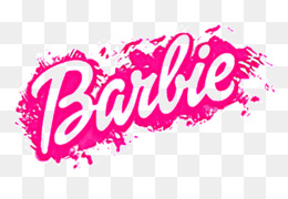 pink barbie head logo