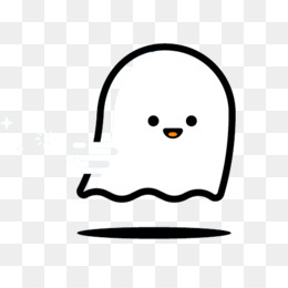 Free download Ghost Icon - Cute ghost lines png.