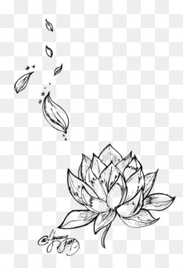 91+ Free Download Lotus Tattoo Png HD Tattoo