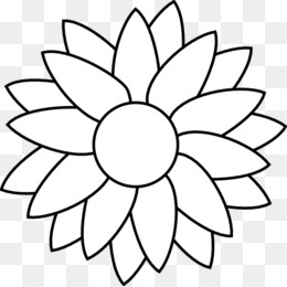 Flower Clipart Black And White Free Download