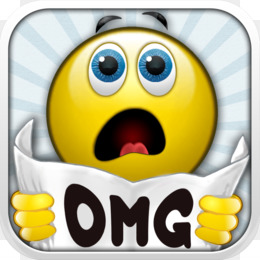 Emoji Screaming Emoticon Smiley Face - omg png download 