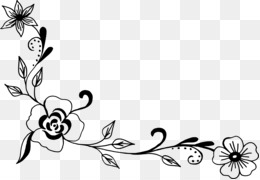 Flower Clip art - flower corner png download - 1024*708 - Free
