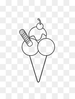 Free Download Ice Cream Cones Gelato Drawing Kleurplaat Child