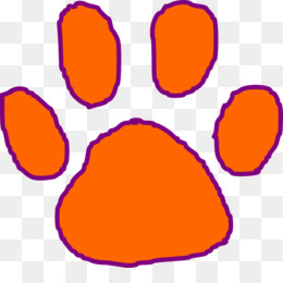 Free Download Puppy Paw Yellow Clip Art Clemson Paw