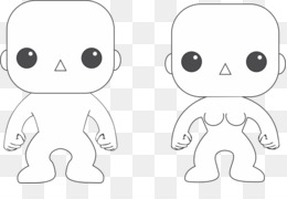 how to draw a pop figure