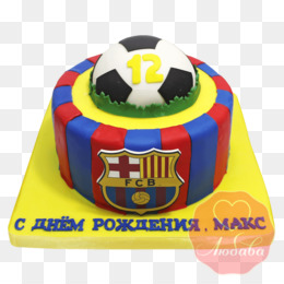 Happy Birthday Fc Barcelona Cake