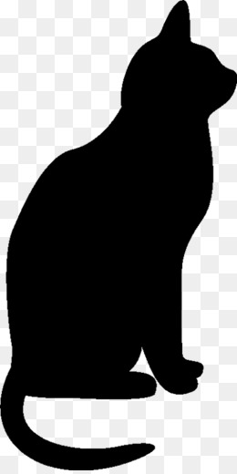 Cat Head Silhouette Clipart - Cat's Blog