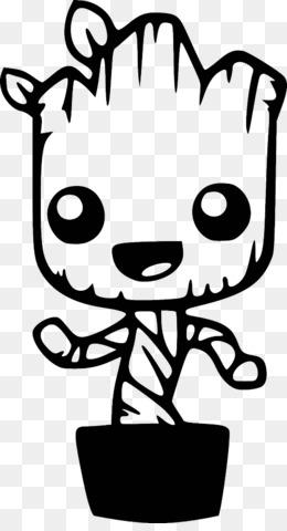 Baby Groot PNG - Baby Groot Outline, Baby Groot Stencil ...