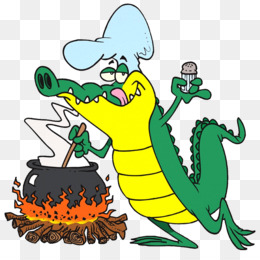 Free download Cajun cuisine Gumbo Barbecue Crocodile Cartoon - barbecue