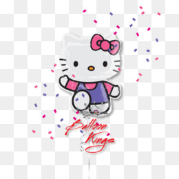 Unduh 5500 Koleksi Gambar Hello Kitty Memegang Balon  Gratis