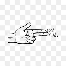 Finger Guns Drawing