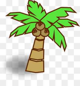 Cartoon Coconut Trees PNG & Cartoon Coconut Trees Transparent Clipart