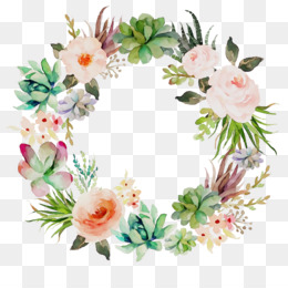 Floral Wedding Invitation Background png download - 842*596 - Free