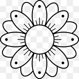 paling keren bunga matahari kartun hitam putih - anibd hq